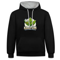 Your Green Friend contrast hoodie