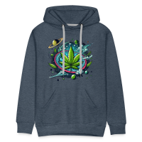 Ανδρικό Premium Hoodie - Cannabis Galaxy