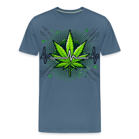 Ανδρικό Premium T-Shirt - Weed Heartbeat