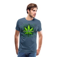 Ανδρικό Premium T-Shirt - Weed Heartbeat