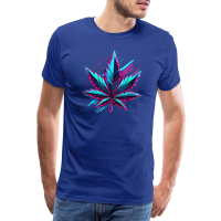 Männer Premium T-Shirt - Canna Neon